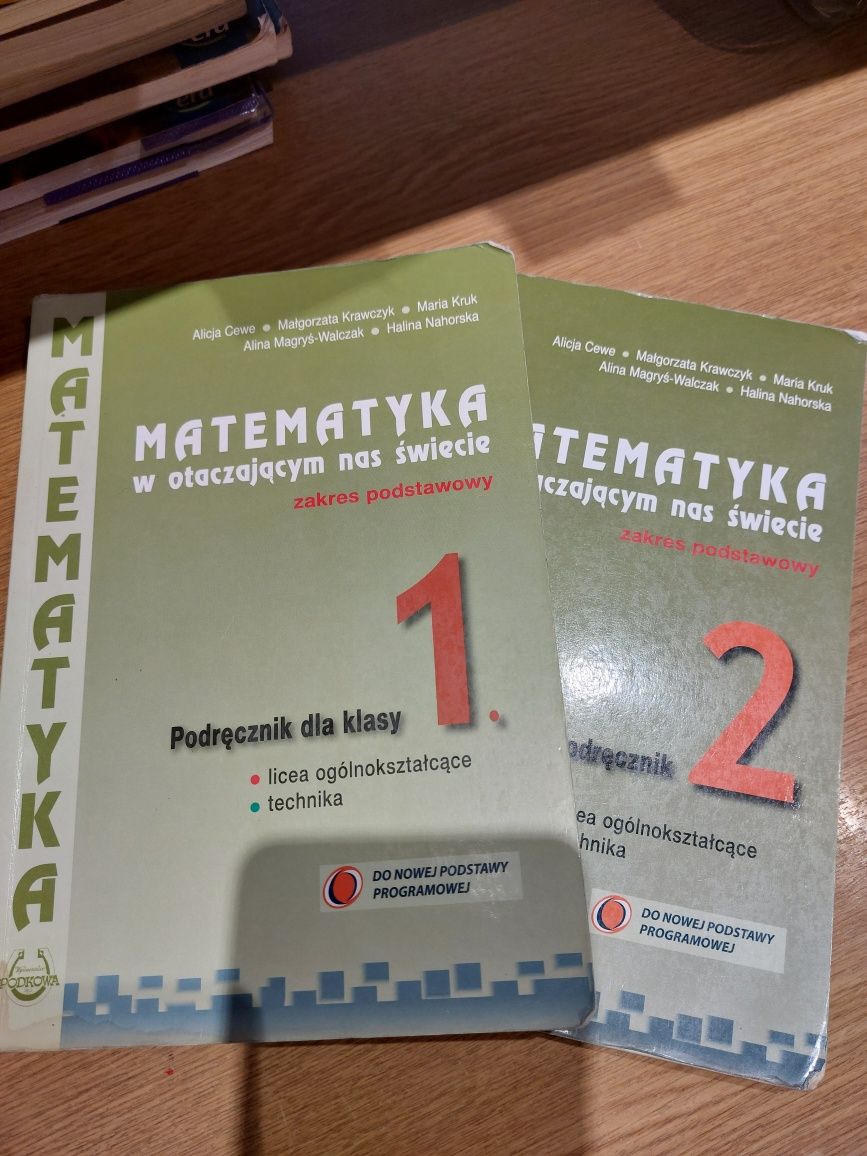 Podręcznik matematyka kl.1. Dwie części