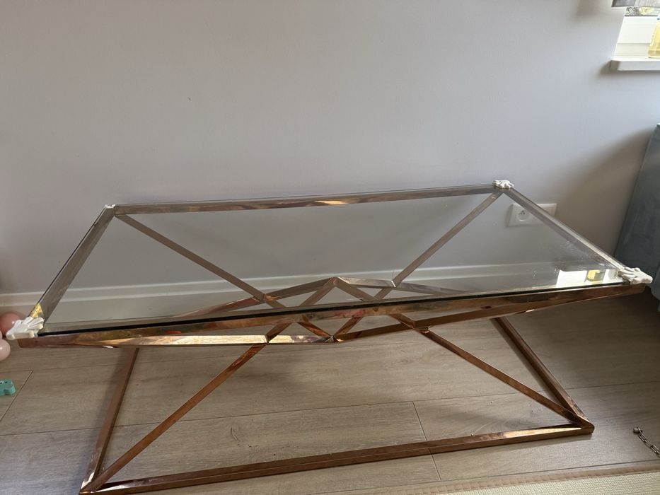 Stolik kawowy szklany 120 x 60