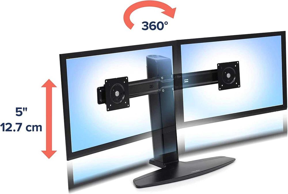 Suporte para 2 monitores montagem vesa Neo-flex da Ergotron