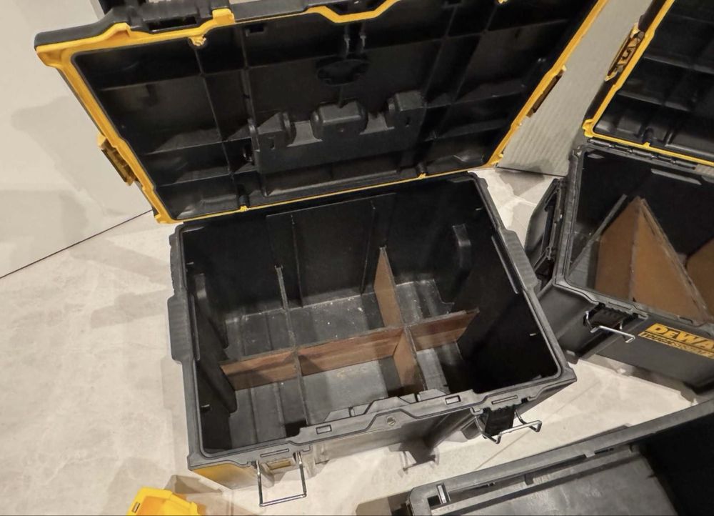 Skrzynie walizki kufry DeWalt ToughSytem2.0 bdb dodatki