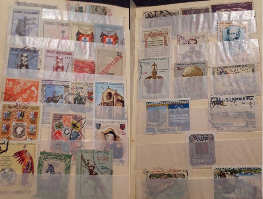 Coleção de 164 selos