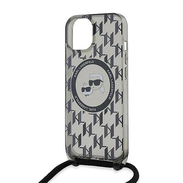 Etui Karl Lagerfeld Iml Crossbody Monogram Karl & Choupette Head MagSa