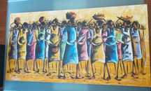 Quadro africano - usado bom es
