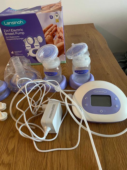 Podwójny laktator elektryczny na dwie piersi 2 w 1