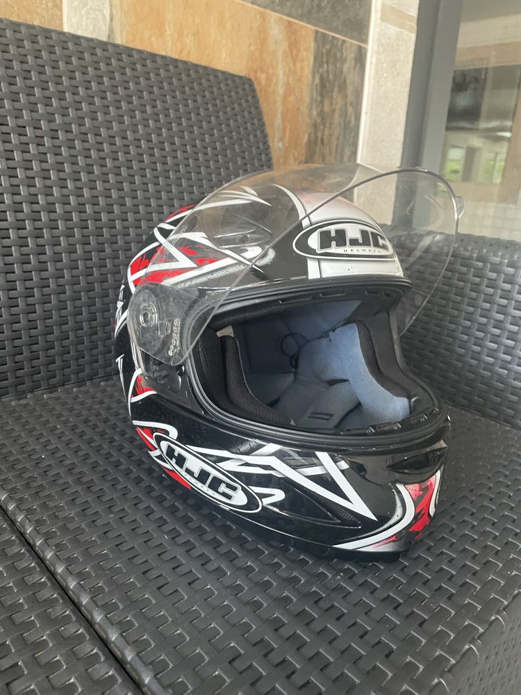 Capacete hjc + intercomunicador