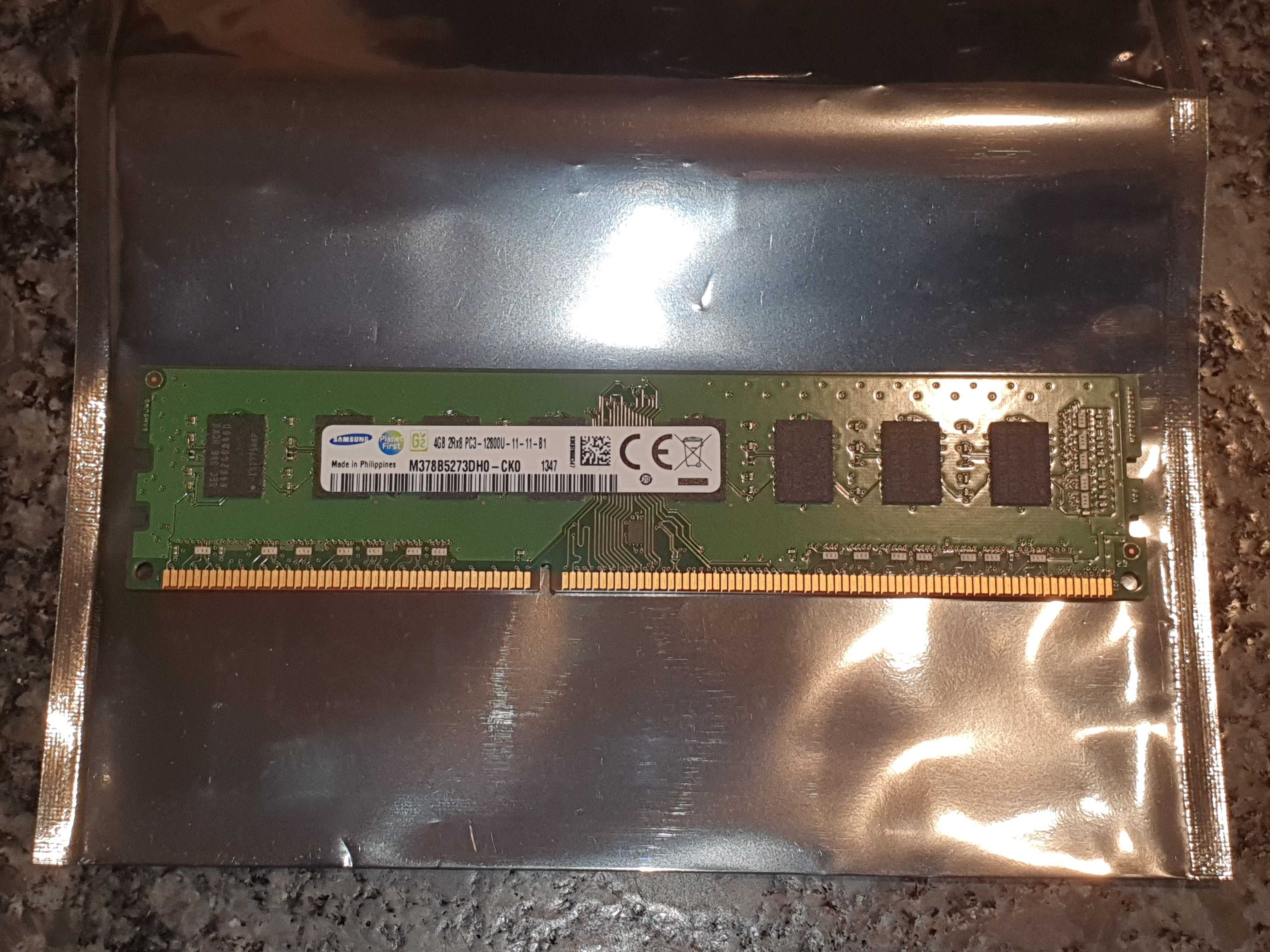 Pamięć RAM Samsung 4GB DDR3 PC3-12800U UDIMM DIMM M378B5273DH0-CK0