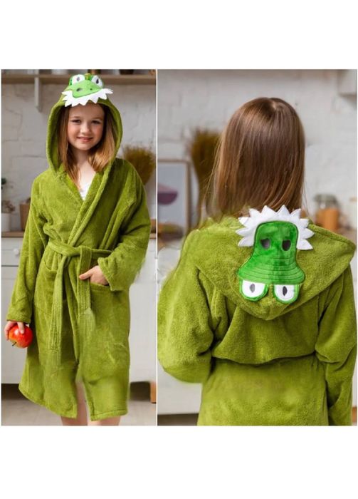 Дитячий банний халат 9-14 років для дітей  дівчаток хлопчиків