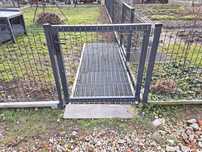 ogrodzenie,płot panel fi 4 mm h-123 cm,brama,furtk, montaż