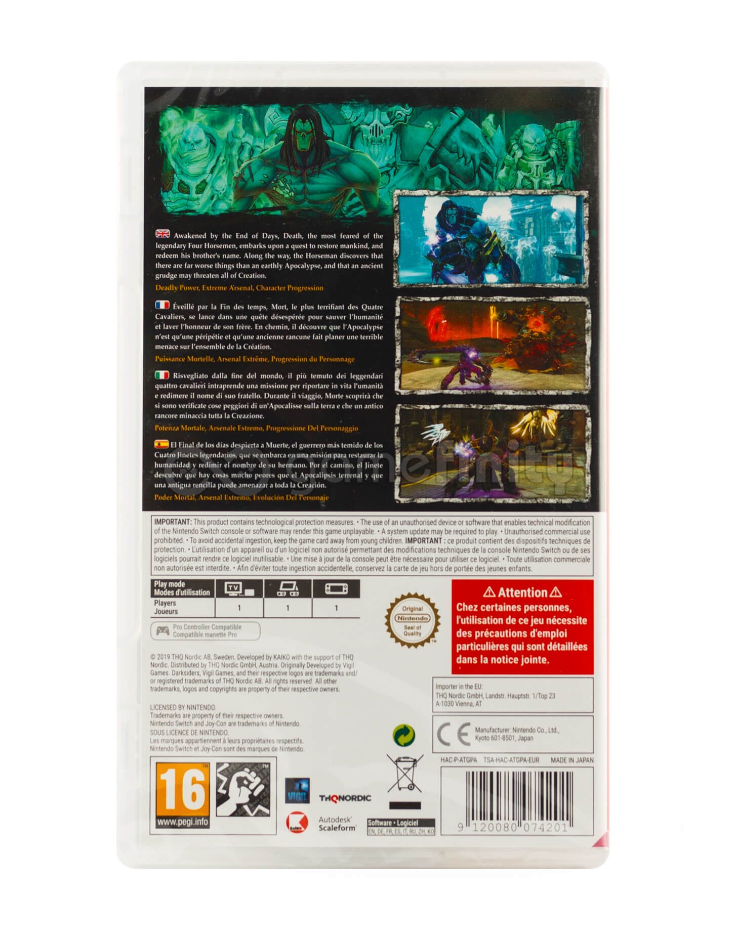 Darksiders II Deathinitive Edition (NSW) Gra nowa w folii
