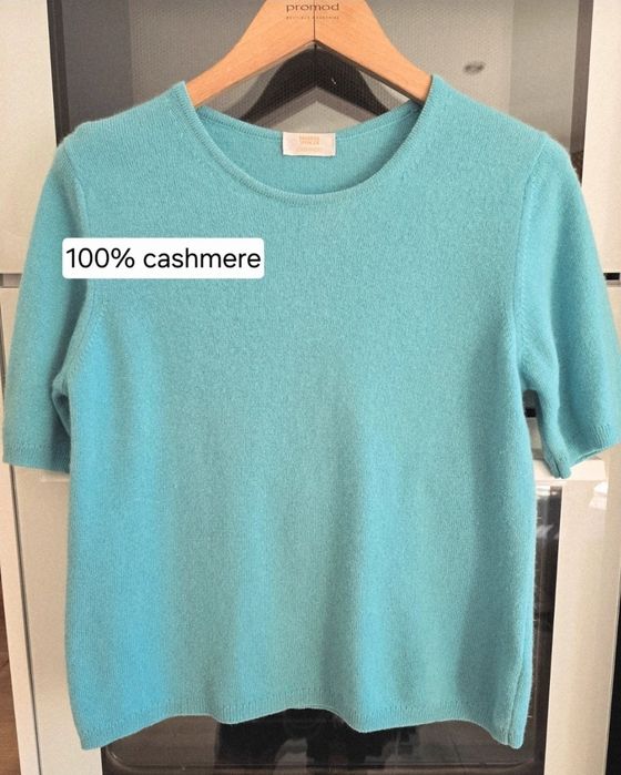 Sweter kaszmirowy wełniany 42 Marks&Spencer premium puszysty