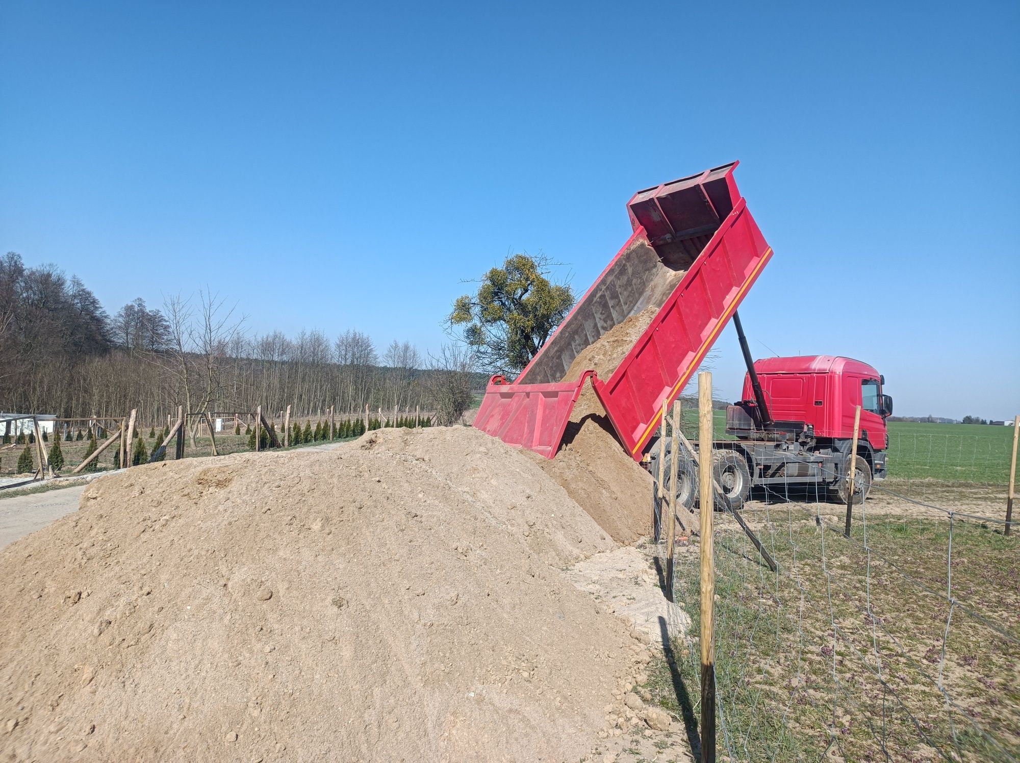 Piasek piach zasypowy pospółka Strzelce Drezdenko  dobiegniew