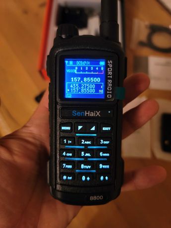Аналогова радіостанція SenHaix GP8800 | USB, Bluetooth  | 5W | VHF/UHF