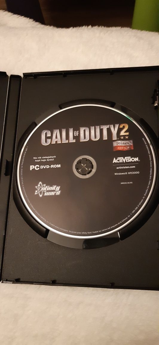 Call of Duty 2 PC DVD polska wersja oraz 7.62
