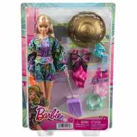 Barbie Wakacyjna Zabawa Lalka + Akcesoria, Mattel