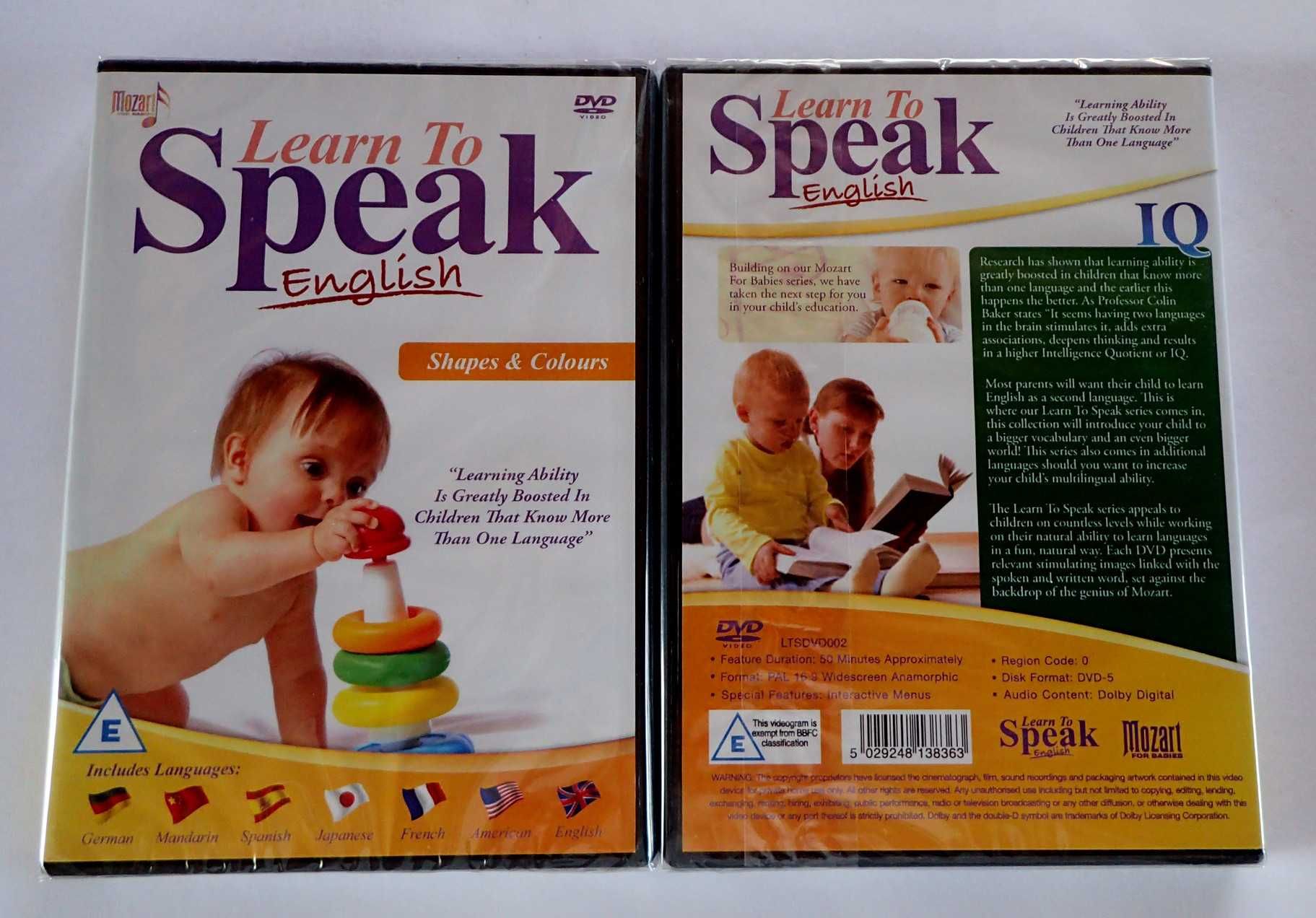 7 DVD Learn to speak angielski niemiecki hiszpański francuski japoński