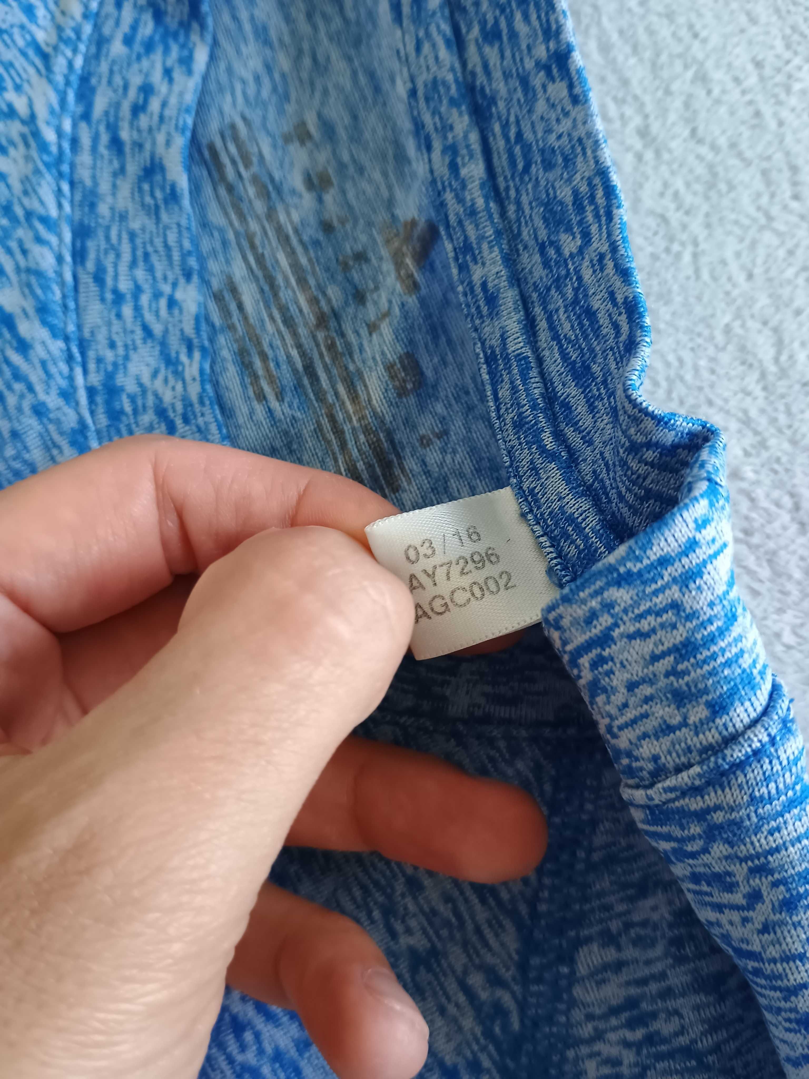 Męski t-shirt/koszulka treningowa/do ćwiczeń Adidas rozm. M niebieski