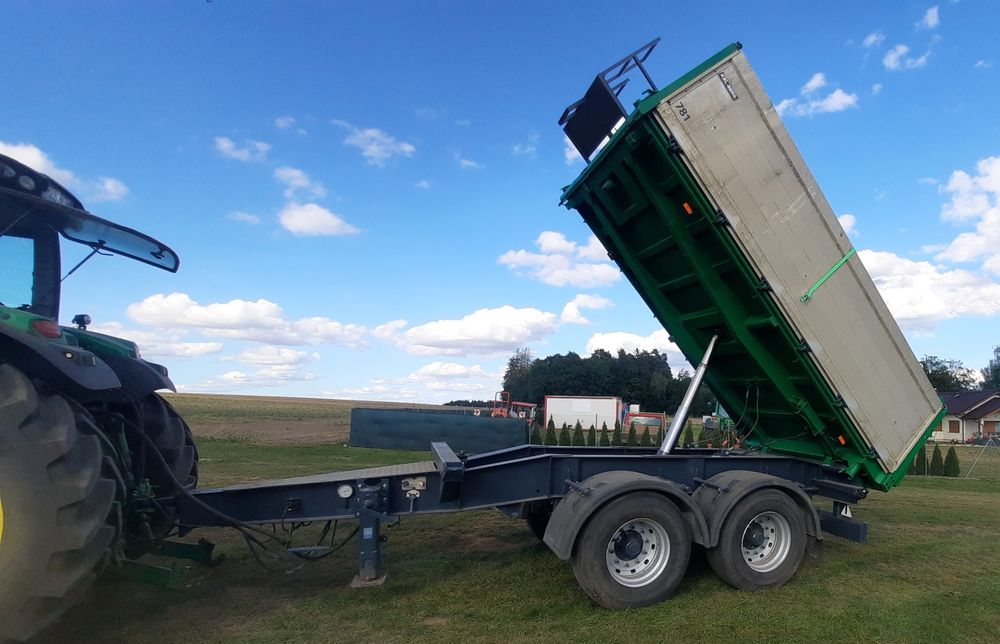 Przyczepa wywrotka KEL-BERG 13.4t tandem kelberg rolnicza budowlana