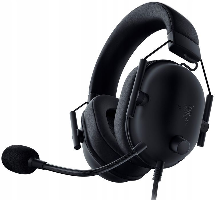 słuchawki nauszne razer czarne etui mikrofon