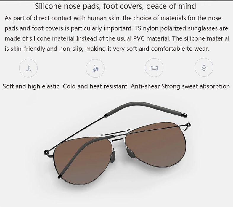 Очки Xiaomi TS Turok солнцезащитные авиаторы Mi Ray Ban Fеndi JIММY СН