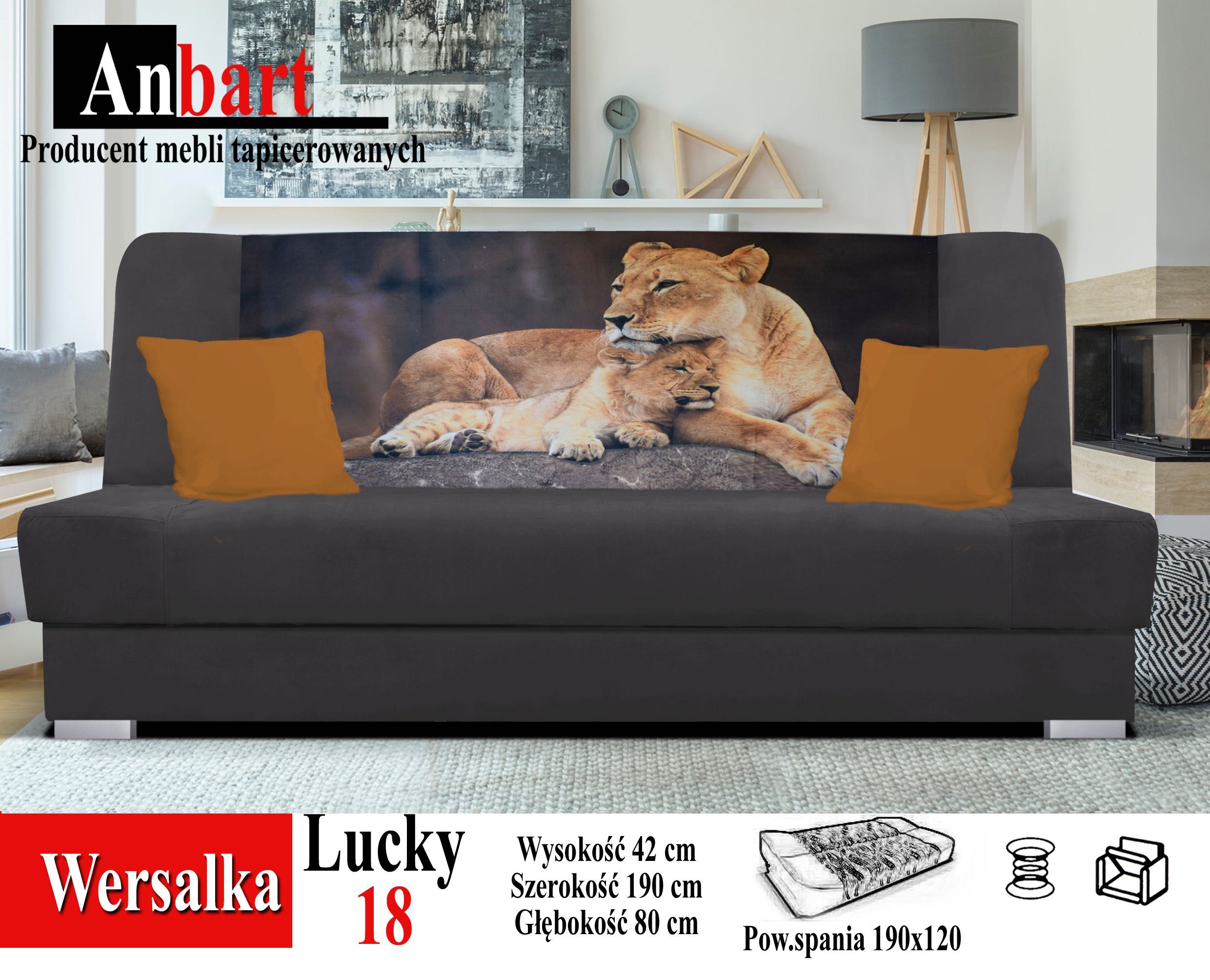 Wersalka, sofa, kanapa, łóżko, leżanka rozkładana, HIT, PROMOCJA