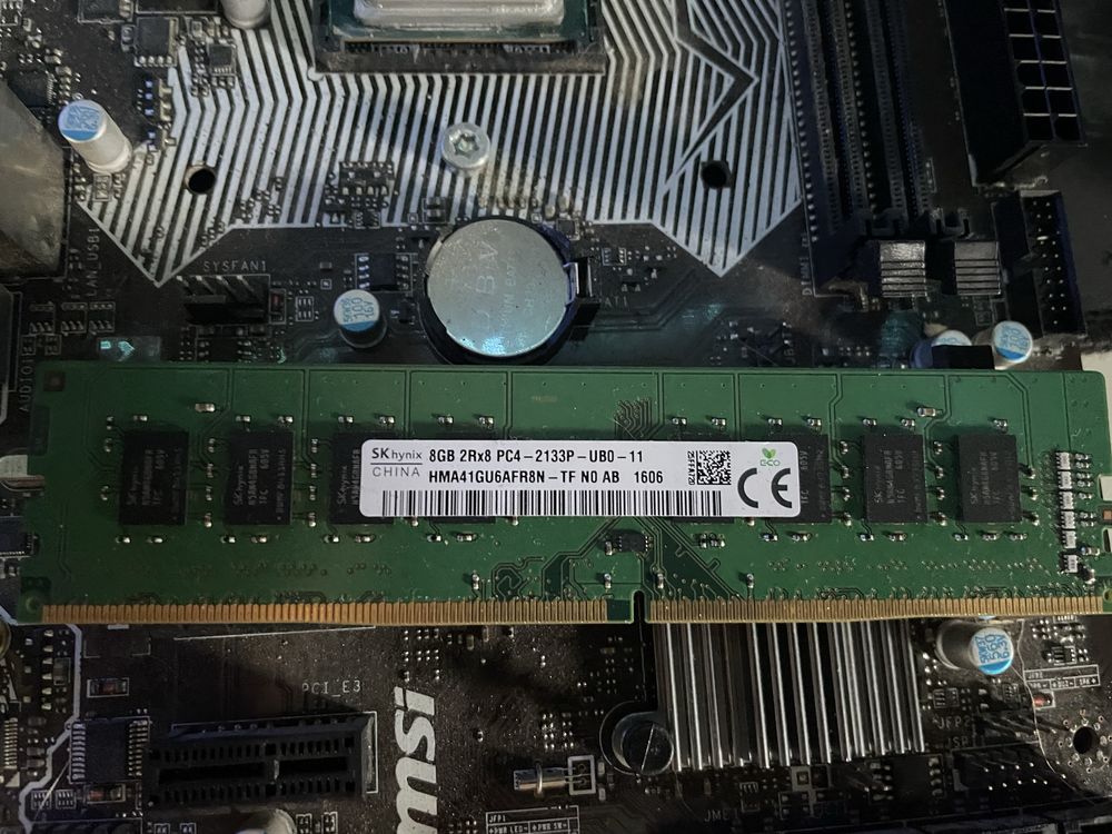 I3 6100 z ramem 2133mhz 8gb