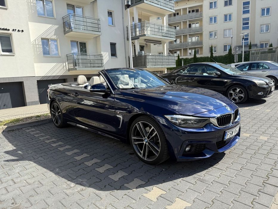 BMW Seria 4 BMW 430d Cabrio 2017 • 258KM • LED • Harman Kardon • ASO