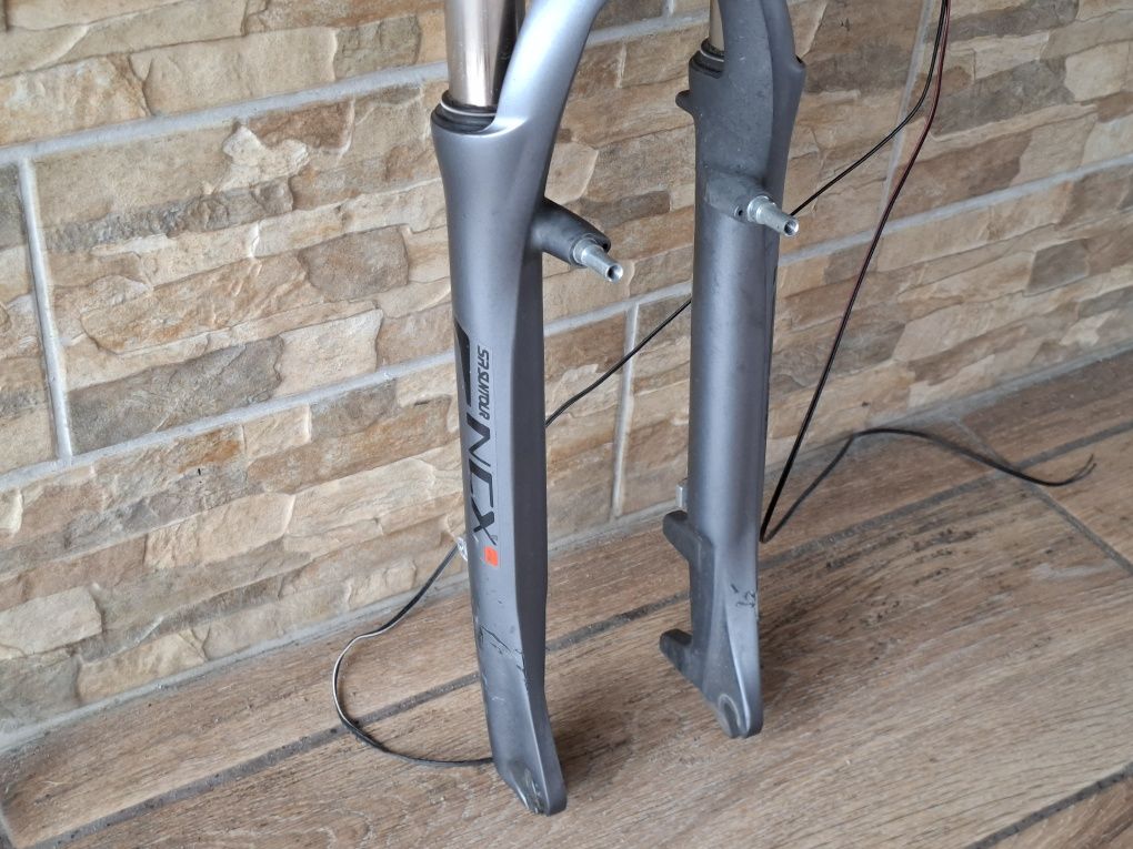 Amortyzator Rowerowy SR Suntour NCX 28" Blokada Skoku Widelec Tarcza