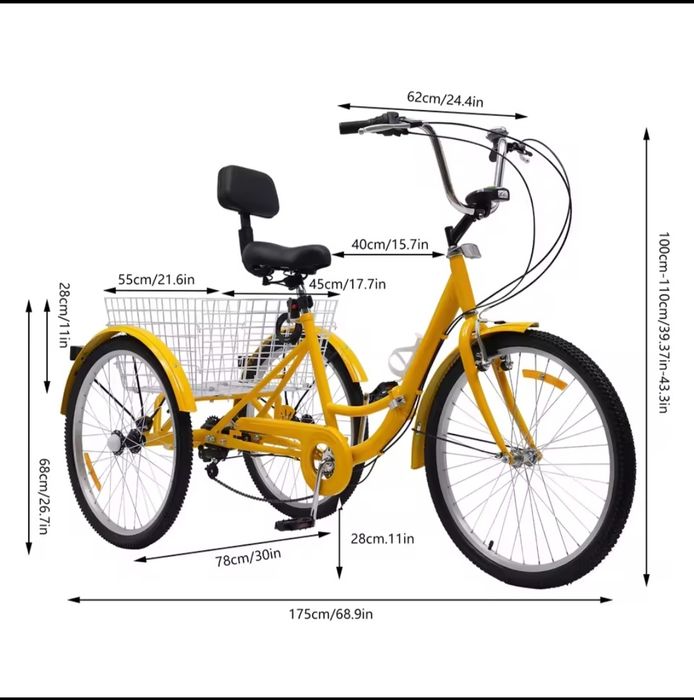 Bicicleta triciclo nova