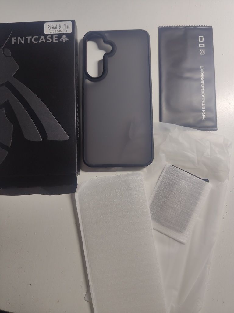 Etui case + szkło na wyświetlacz i aparat Samsung S24+ plus B986