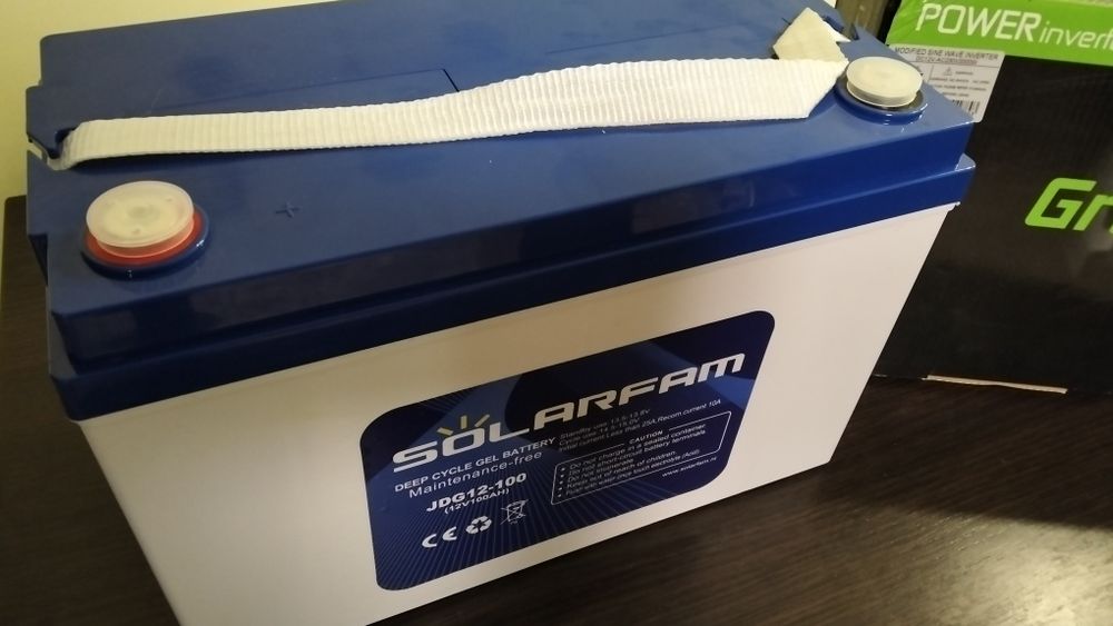 Акумулятор гелевий ємністю 100Агод.  резервне живлення, гелевий аку