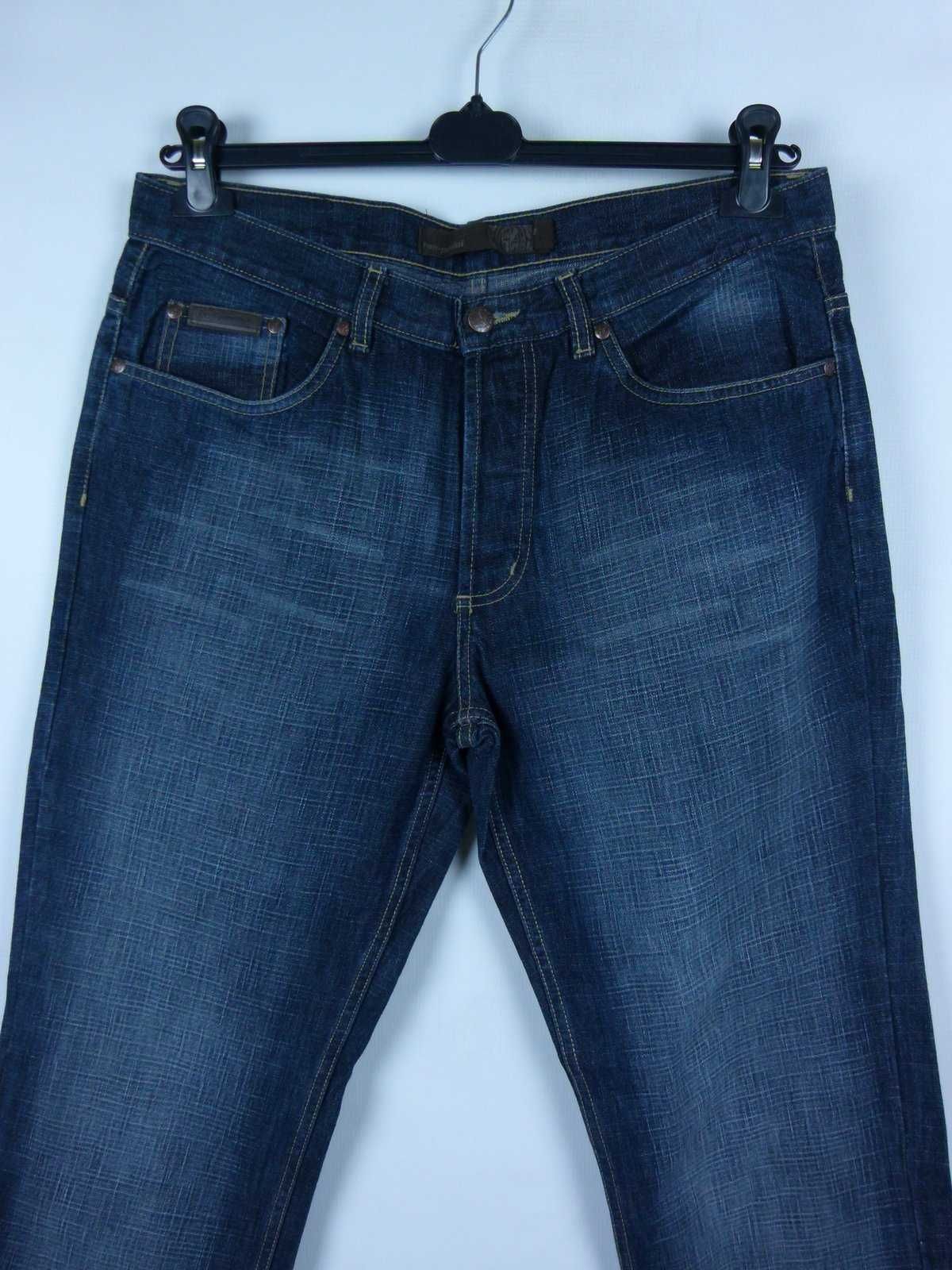 Hoi Polloi jeans spodnie dżins low rise bootcut / 34R - L