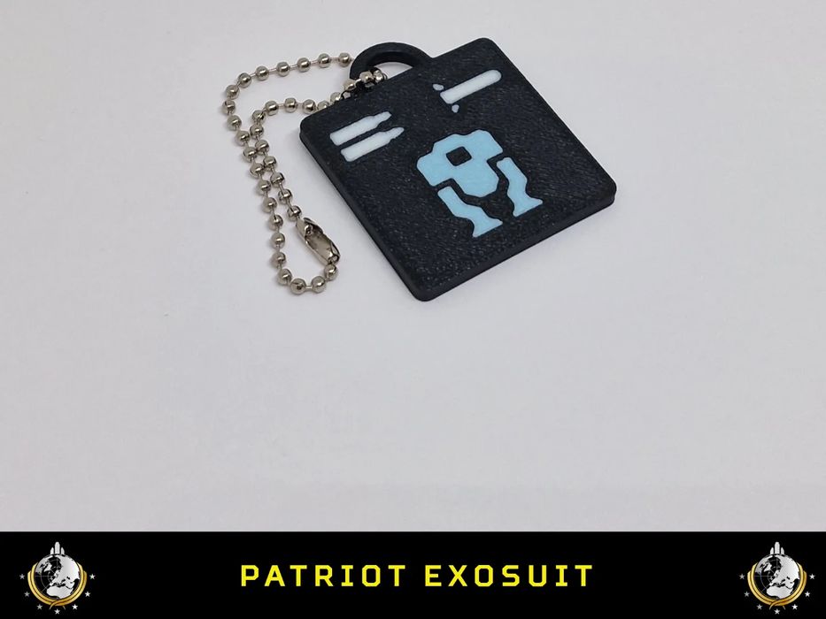 Chaveiro Helldivers 2 Patriot Exosuit