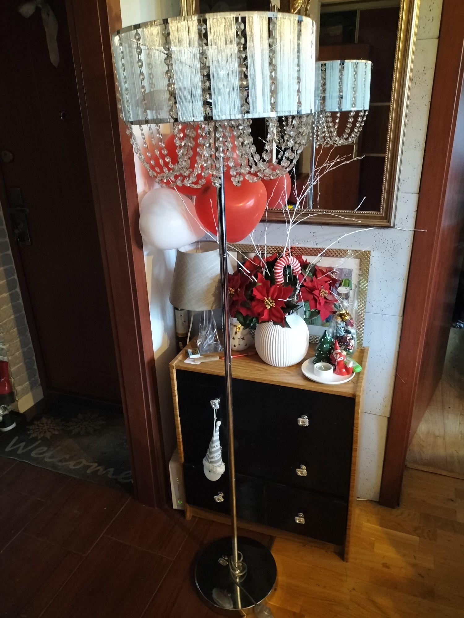 Lampa Glamour z kryształkami