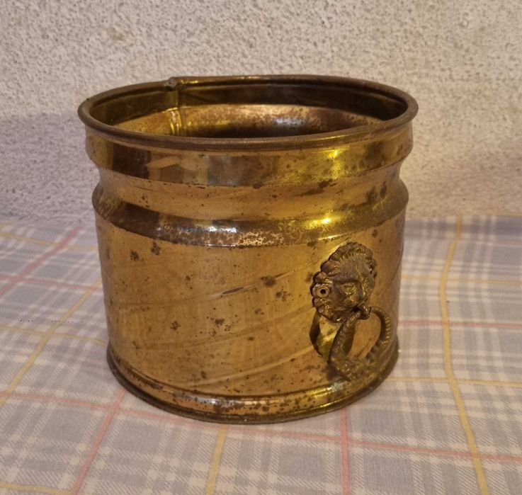 Balde Antigo em Ferro decoração