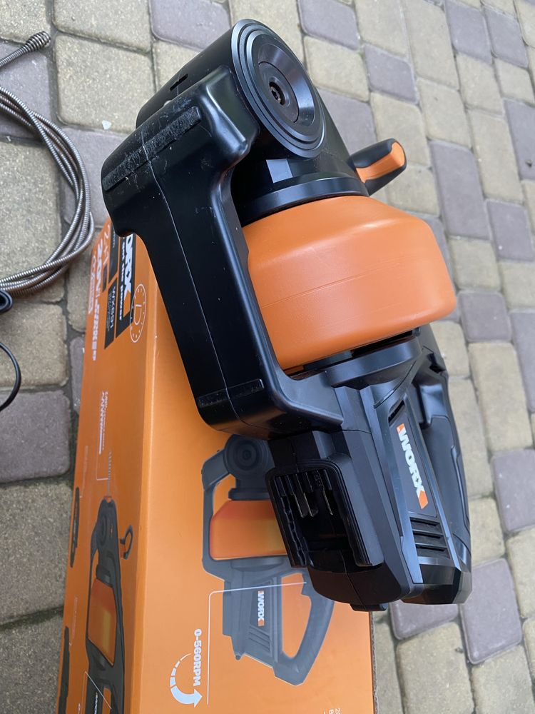 Очищувач труб акумуляторний Worx WX891