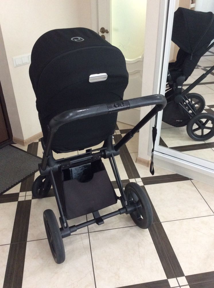 Коляска прогулочная cybex platinum black