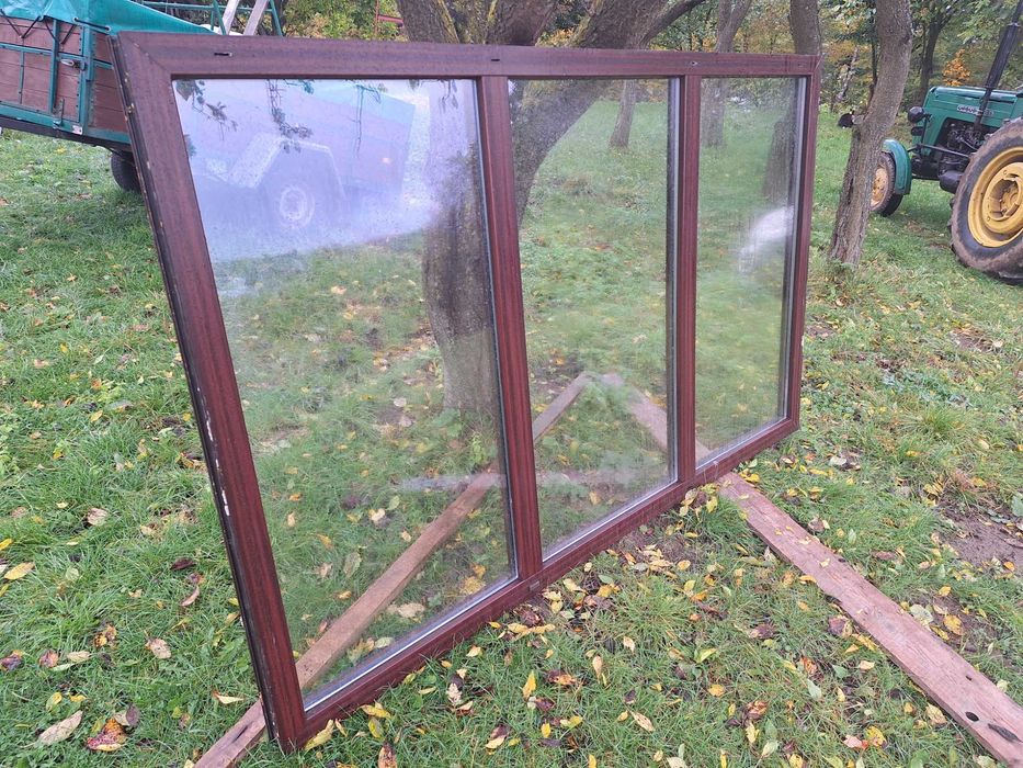 Okno typu FIX PCV (230cm x 144cm) dwuszybowe