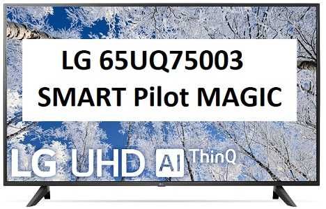 NOWY LG 65UQ75003 Sztuczna Inteligencja Bluetooth + Pilot MAGIC