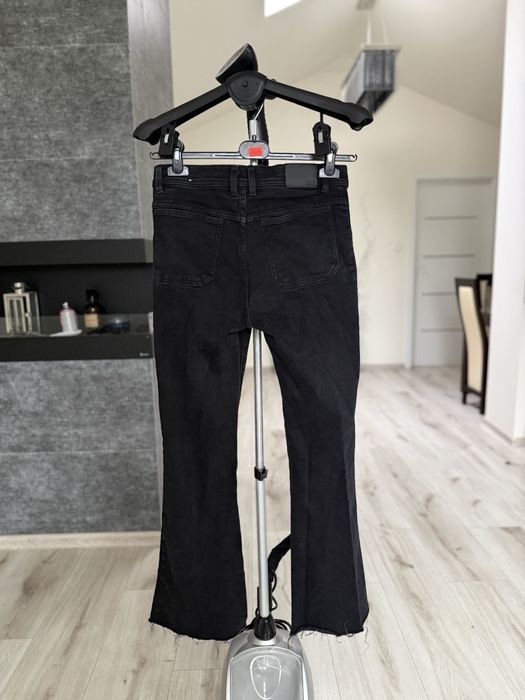Jeansy flare rozszerzane nogawki M 38