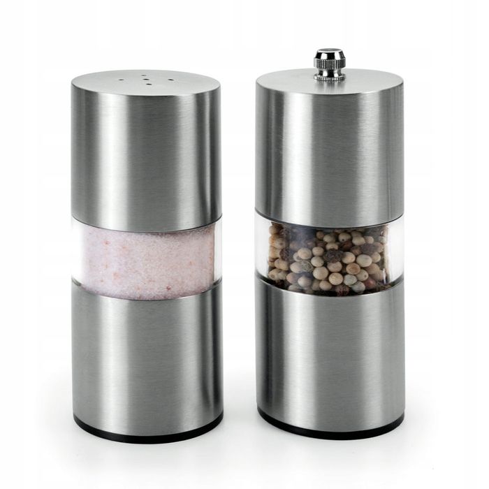 premium solniczka pieprzniczka z młynkiem swiss