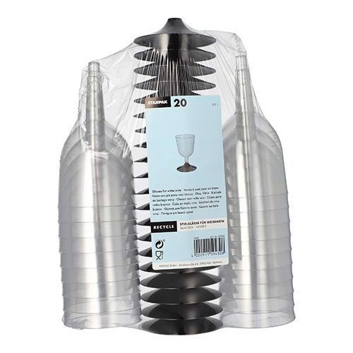 kieliszek do białego wina 100ml bezbarw ps 20szt $