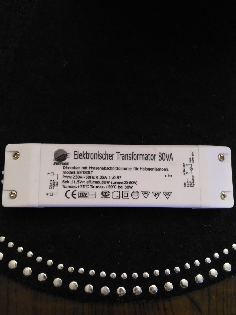 Elektroniczny transformator 80VA SUNRISE