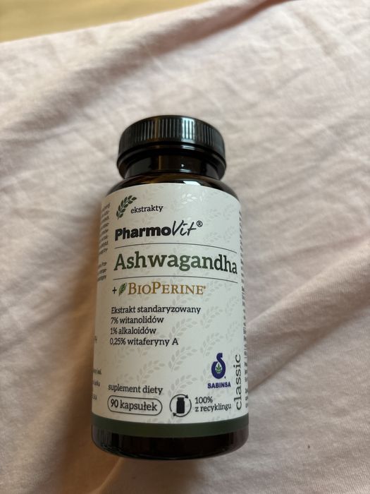 Ashwagandha + BioPerine Pharmovit, kaps., 90 szt