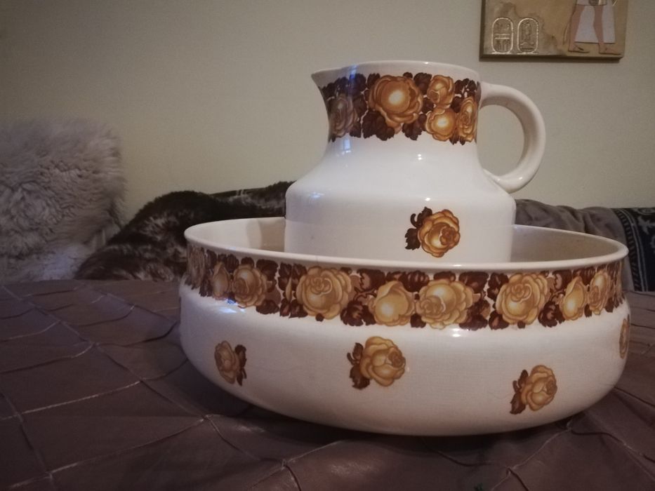 Przedwojenny Bosh zestaw do mycia ceramika