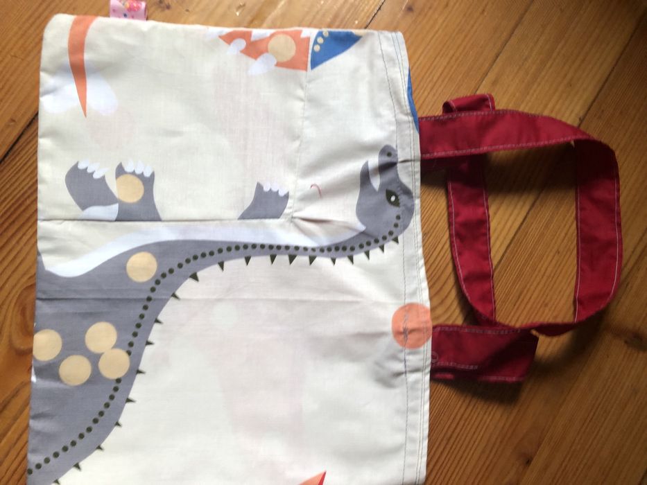 Torba zakupowa prezentowa dinozaury eko