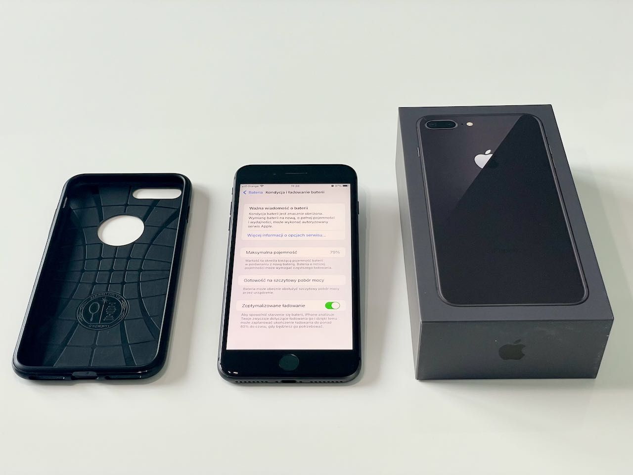 iPhone 8 Plus (duży) 1-szy właściciel, stan bdb, nigdy nie naprawiany!