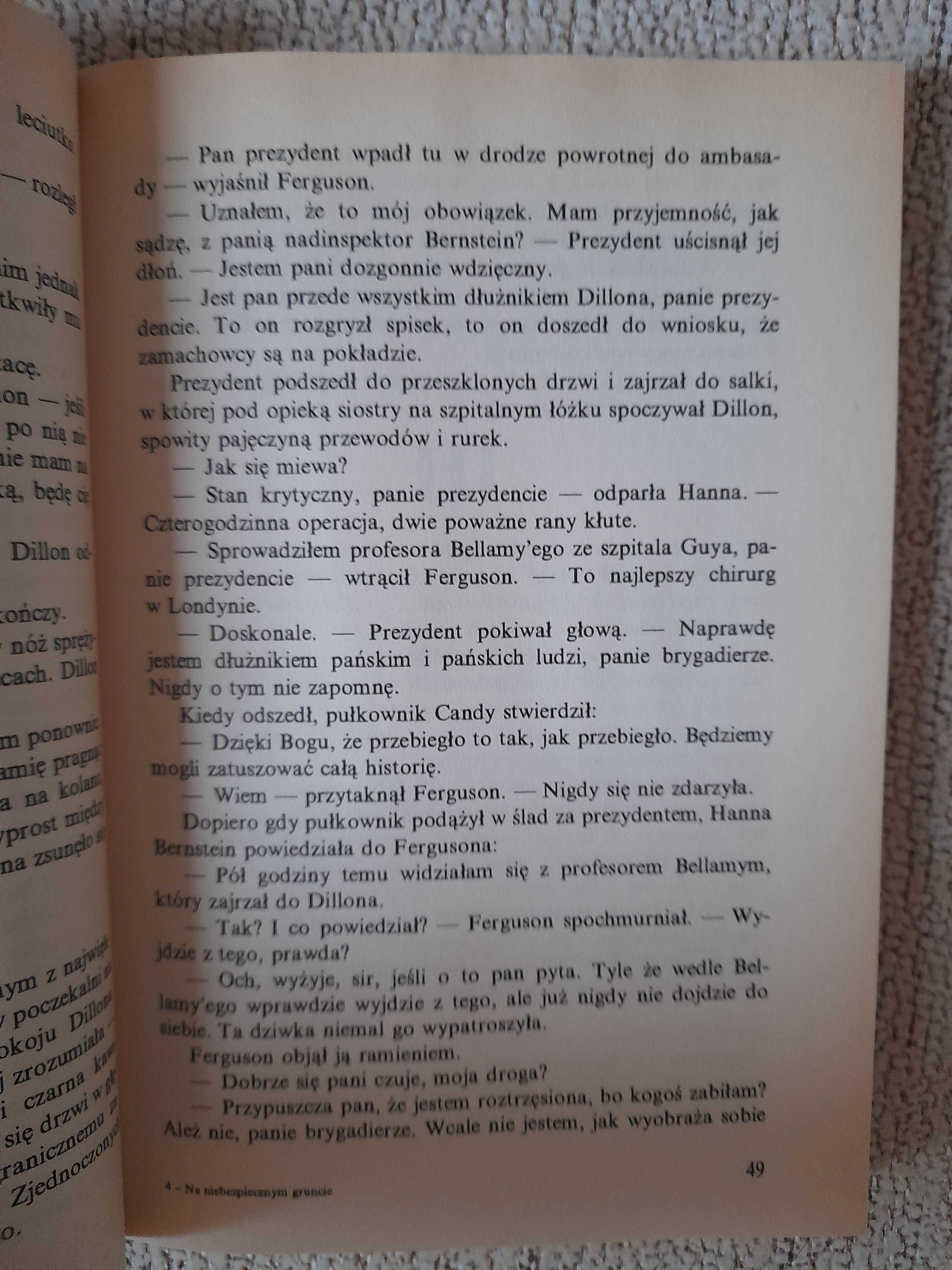 Książka "Na niebezpiecznym gruncie" Jack Higgins