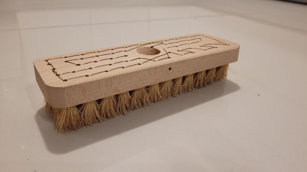 Szczotka manualna, dywany, groby, kostka, itp - 2 rodzaje