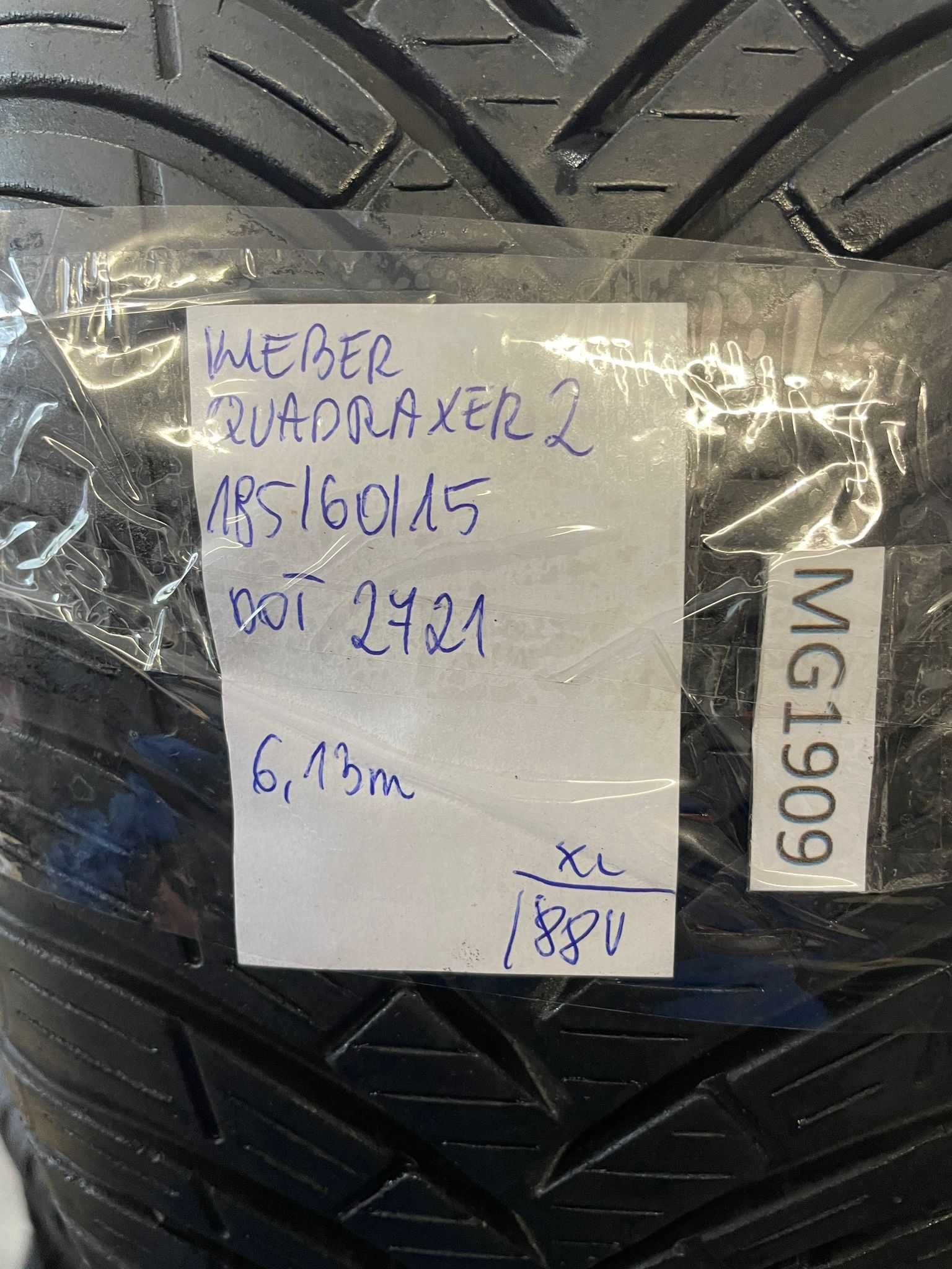 Kleber 185/60 r15 Quadraxer 2 /// 6,15mm!!! 2021r wysyłka
