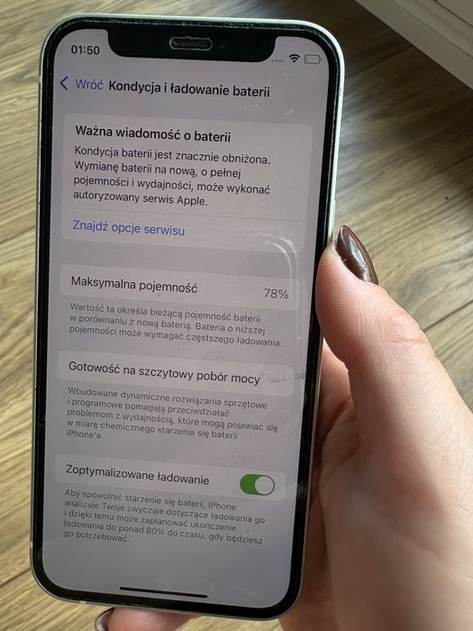 Iphone 12 mini, 128 gb, mietowy